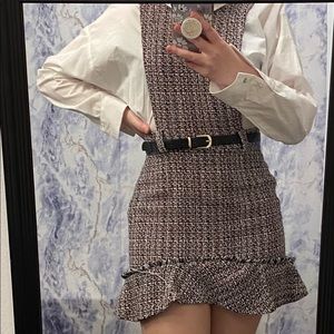 Tweed dress by ZARA